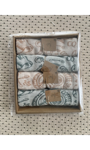 Полотенца кухонные жаккард 40х60 см, 4 шт
