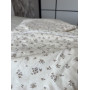 Постельное белье летнее с одеялом Евро 200х230 см, коричневый принт — Sofihome