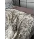 Вафельное покрывало 150x200 см с рисунком «Цветы», розовые