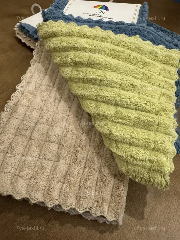 Салфетки для уборки из микрофибры 30×30 см 
