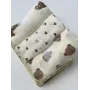 Муслиновые пеленки для новорожденных 100х100 см светло-бежевый