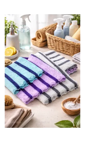 Салфетки для уборки из микрофибры 30x30 см. 