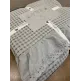 Покрывало вафельное - Мятно-серый