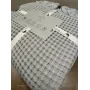 Покрывало вафельное - Мятно-серый
