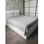 Покрывало хлопковое евро  бежевый 200x230 см