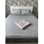 Покрывало хлопковое евро светло-розовый 200x230 см