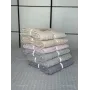 Покрывало хлопковое евро мятно-серый
