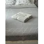 Покрывало вафельное — Мятно-серый