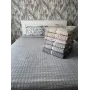 Покрывало хлопковое 150x200 см. бежевый, светло-бежевый