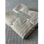Покрывало хлопковое 150x200 см. бежевый, светло-бежевый