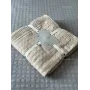 Покрывало хлопковое 150x200 см. песочный, медово-бежевый