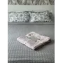 Покрывало хлопковое 150x200 см. светло-сиреневый