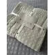 Покрывало хлопковое 150x200 см. мятно-серый