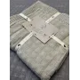 Покрывало хлопковое 150x200 см. мятно-серый