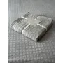 Покрывало хлопковое 150x200 см. зеленовато-серый