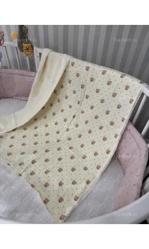Плед детский муслиновый для новорожденных