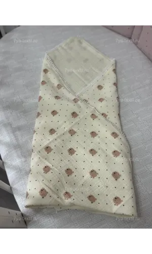 Плед детский муслиновый для новорожденных