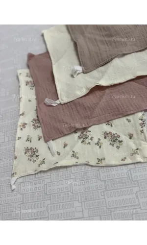 Муслиновые детские салфетки 25×25 см (набор 4 шт.)