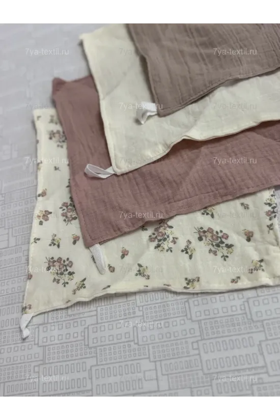 Муслиновые детские салфетки 25×25 см (набор 4 шт.)