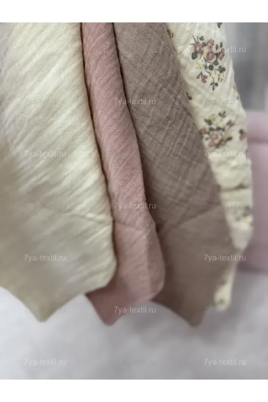 Муслиновые детские салфетки 25×25 см (набор 4 шт.)