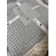 Покрывало вафельное 150×200 см мятно-серое