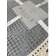 Покрывало вафельное 150×200 см серое