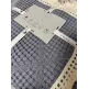 Покрывало вафельное 150×200 см серо-фиолетовое
