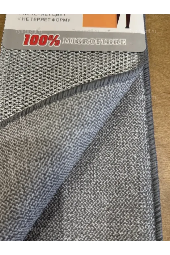 Микрофибра и сетка с металлизированной нитью 25×25 см.