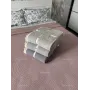 Покрывало вафельное евро 200x230 см, серо-синий