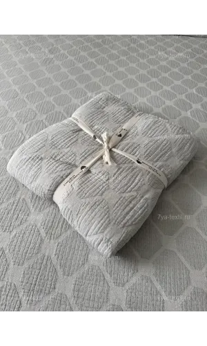 Муслиновое покрывало 200×230 см мятный