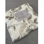 Вафельное покрывало 150x200 см с рисунком «Цветы», молочный