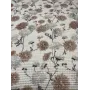 Вафельное покрывало 150x200 см с рисунком «Цветы», айвори