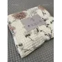 Вафельное покрывало 150x200 см с рисунком «Цветы», айвори