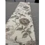 Вафельное покрывало евро 200x230 см с рисунком «Цветы», айвори